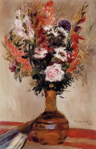 Roses in a Vase Pierre-Auguste Renoir